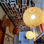 定食 美松 - 天井。