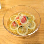 Kafe Enraji - ■冷やしレモンラーメン(R4.7月)