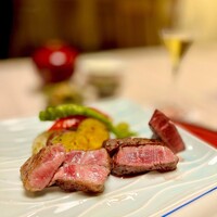 かわらまち 花ざくろ 川原町店 - 飛騨牛特選網焼き（ヒレ・サーロイン）