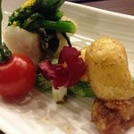 松風 - 野菜がうまいもん！奥の白いのスズキ！