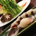 松風 - 黒鯛しゃぶしゃぶでっせ！