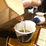 生そば 清助 - 蕎麦湯