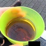 山元麺蔵 - 待っている間に麦茶？を頂きました！