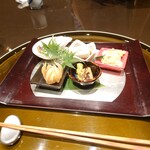 生そば 清助 - 前菜盛り合わせ