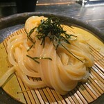 山元麺蔵 - 香味油の牛と土ゴボウのつけ麺③