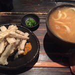 山元麺蔵 - 土ゴボウ天うどん①