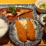 肉豆冨とレモンサワー 大衆食堂 安べゑ - 鯖味噌定食599円＋税。
