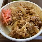 Sukiya - 牛丼ミニのアップ