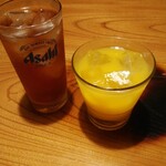 Matsuyama Taimeshi Akiyoshi - ウーロン茶、みかんジュース