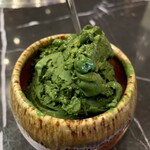 焼肉 拍手喝采 - 特製宇治抹茶ジェラート