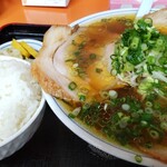 五苑 - チャーシュー麺定食（1265円）