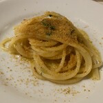 アンティカ トラットリア イナバ - カラスミのペペロンチーノ（3等分）