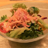 鉄板焼 しろや 銀座亭 - 季節のサラダ