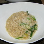 Little cucina Yume - チーズ、青菜の玄米リゾット