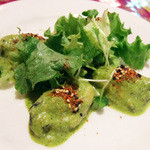 ガラムマサラ - 牡蠣の冷製 パクチーソースのマリネ