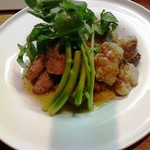 ステーキてっぺい - ハラミ150g。脂身があります。