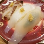 回転寿し トリトン - 津軽海峡産ヤリイカ。