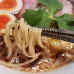 田中の中華そば - 京都 麺屋棣鄂さんの麺