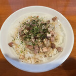 きく屋 - 以前の肉ごはん風の「チャーシューごはん」