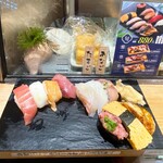 Sushi Uogashi Nihonichi - すしランチ「旬」880円税込：メニュウ写真どおり。