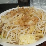 ラーメン 幸一郎 - ラーメン・豚マシ・麺マシ100ｇ・やさいマシマシ・ニンニクマシ・あぶらマシマシ