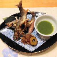 四季彩 - 活鮎の塩焼き