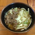 中の茶屋 - 肉うどん