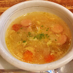 奈多利庵 - ランチセットのスープ