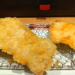 博多天ぷら やまや - 豚肉 鶏肉