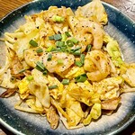 お好み焼き 鉄ちゃん - デュカミックスを使った海老入りスパイシー野菜炒め