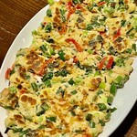 お好み焼き 鉄ちゃん - ねぎ焼きです　まんま広島ですね