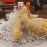 とんかつ 王龍 - 車海老フライ