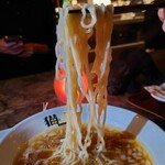 猫と月 - 麺はこんなかんじ。