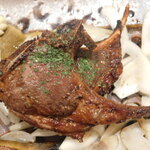 釧路 - 炭火炙りのレアラムチョップ