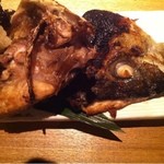 馬場六区 - シマアジのカマ；確かに焼き方を含め美味しい