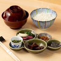 薪で炊き上げた　銀シャリセット