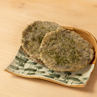 自家製　じゃこ煎餅