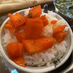 フィッシュテール - ライスとアチャール