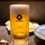 居酒屋 まる家 - 2022.7 生ビール 大ジョッキ（820円）サッポロ黒ラベル