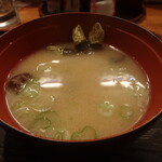 くつろぎ亭ひこべえ  - カメノテの味噌汁