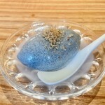 すし 喜邑 - 2022.6.  黒胡麻ジェラート