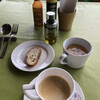 Ponte Terzo - 料理写真:初手　パンとオニオンスープ、コーヒー