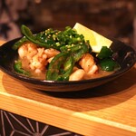 炉端屋 スミドコロ - イカとピーマンの塩炒め