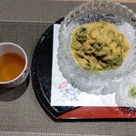 輪久 - 【追加】
      ❀『からすみ茶そば』(600えん)
      