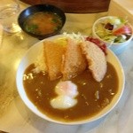 レストラン ポンチ - 日替わり「ハムカツカレー」