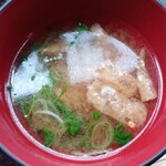 道の駅 こまつ木場潟 - 味噌汁(2022.7.9)
