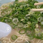 一楽ラーメン - 沈めるよう指示受けてます(笑)