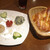 トルコ料理トプカプ - 料理写真:TOPKAPIプリフィクスコース(3300円) ひよこ豆のディップとほうれん草のディップ