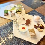 SWANTILE CAFE  - ✴︎デザートプレート　680円
                        ✴︎抹茶のデザートプレート　680円