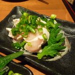 博多若鳥 - 地鶏さしみ（ハーフサイズ） \260